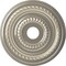 Ekena Millwork Cole PVC Ceiling Medallion (Fits Canopies up to 5 1/8"), Bright Coat Chrome, 19"OD x 3 1/2"ID x 1"P CMP19COBCR - alternate 1